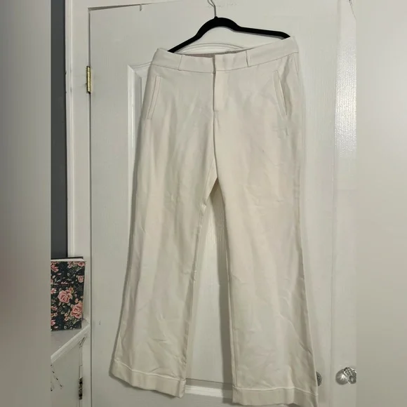 Banana Republic Cream Martin Fit Trousers - Picture 2 of 3